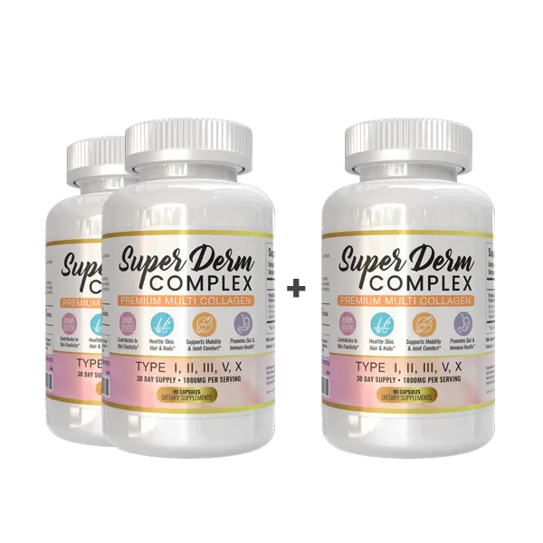 Super Derm Complex - Collagen Dietary Supplement (90 Capsules)