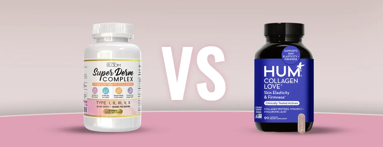 Super Derm Complex vs HUM Collagen Love