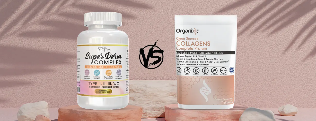 Super Derm Complex vs. Organixx Collagen