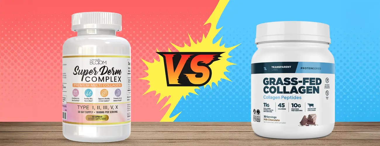 Super Derm Complex vs Transparent Labs Collagen Hydrolysate