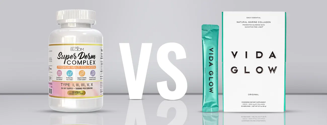 Super Derm Complex vs Vida Glow Pro Collagen+