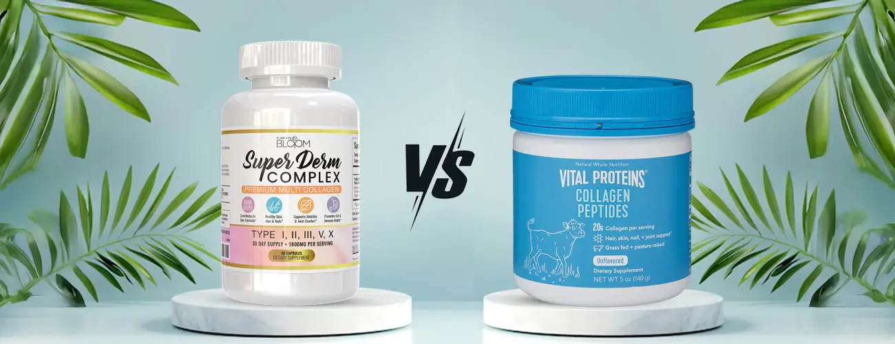 Super Derm Complex vs Vital Proteins Collagen Peptides